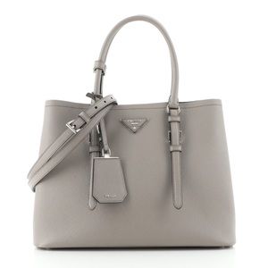 Prada Cuir Double Tote Saffiano Leather